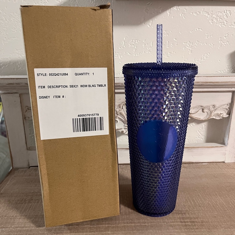 Starbucks Walt Disney World 50th Anniversary Studded Tumbler NEW With Box US